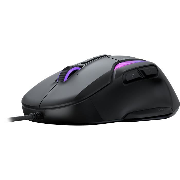 Mouse da gioco wireless - Turtle Beach Kone II - Ultra leggero - Nero, 26.000 DPI, 23 funzioni personalizzabili