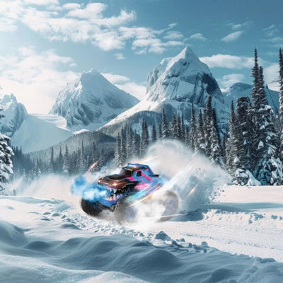 Auto telecomandata - TURBO CHALLENGE - Smashroar TC100 - Opzione fumo - Blu - 1/12 - Batteria ricaricabile e batterie incluse