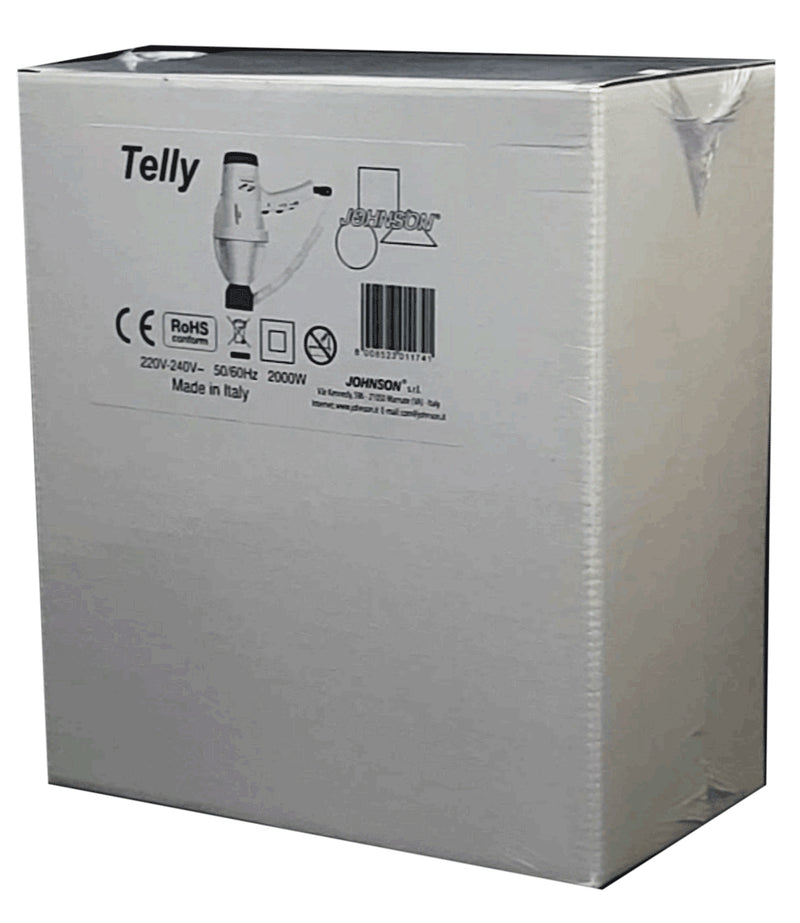 Asciugacapelli Johnson Potenza Professionale Versatile Hotel Albergo Filo 2000W