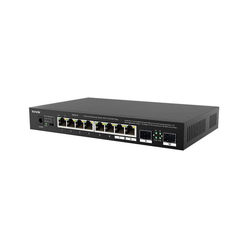 Tenda Switch Desktop- 2.5G- 2 SFP IN