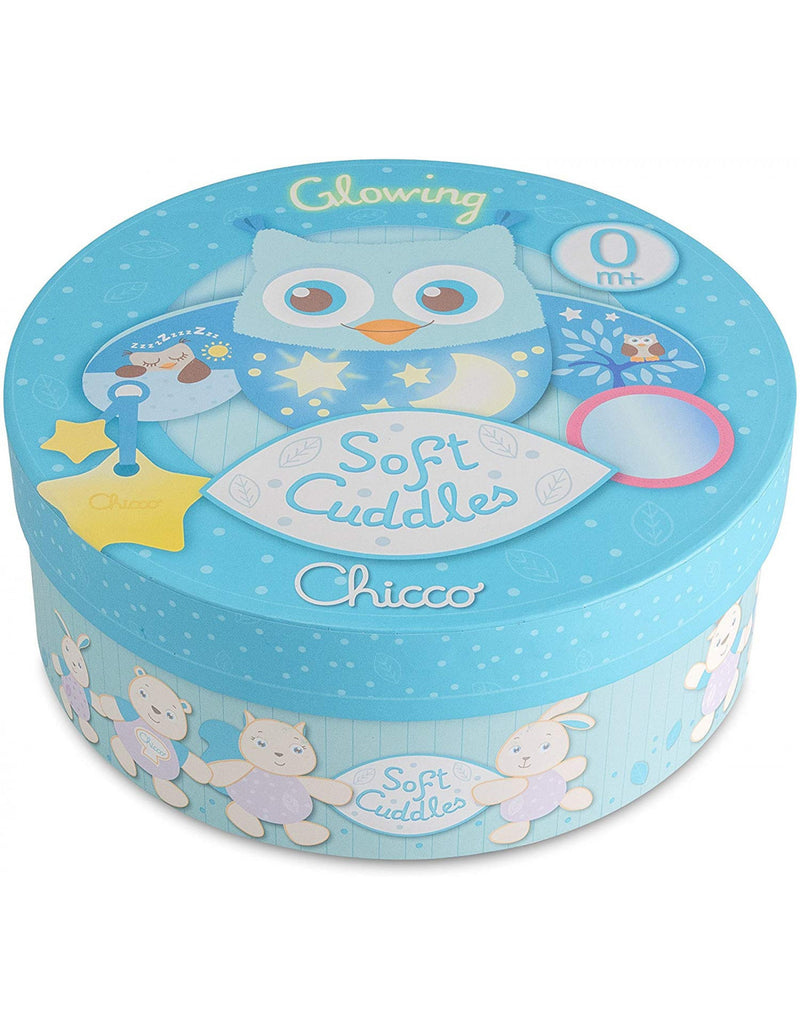 Pannello da lettino Gufo peluche azzurro Soft Cuddles Pannello Chicco