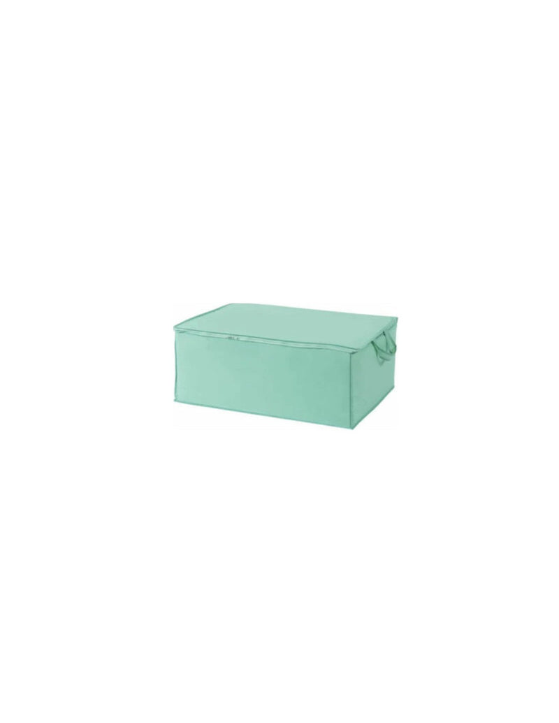 Compactor Box Portaoggetti in tessuto Aqua Green 70x50x30 cm