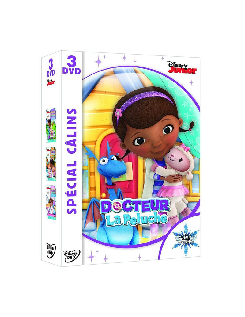 DISNEY Dvd Cofanetto 3 dvd "Docteur La Peluche" in lingua Francese