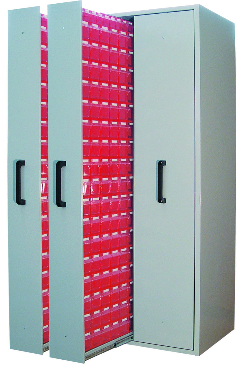 Armadio metallico a 564 cassetti estraibili ad estrazione verticale cm. 110x74,5x212,5h