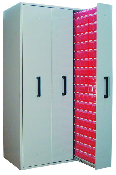 Armadio metallico ad estrazione verticale con 426 cassetti estraibili cm. 110x74,5x212,5h