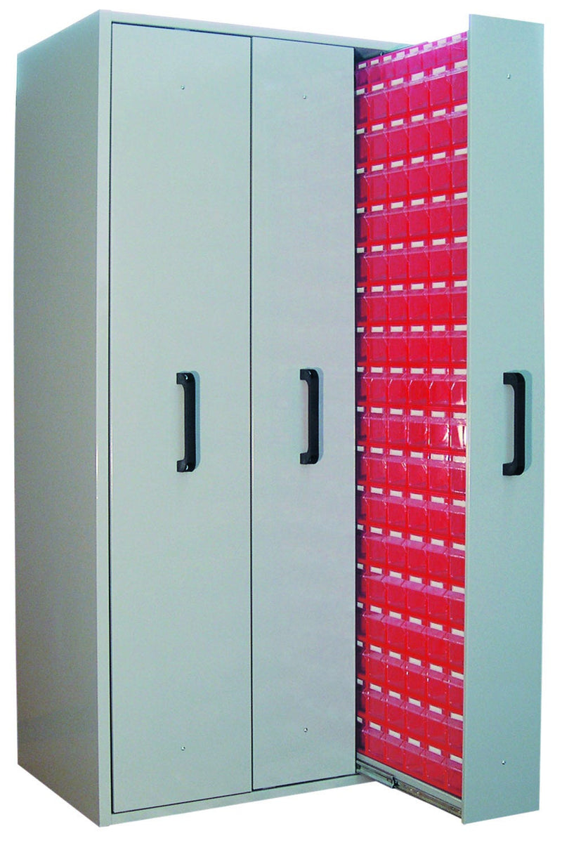 Armadio metallico ad estrazione verticale con 426 cassetti estraibili cm. 110x74,5x212,5h