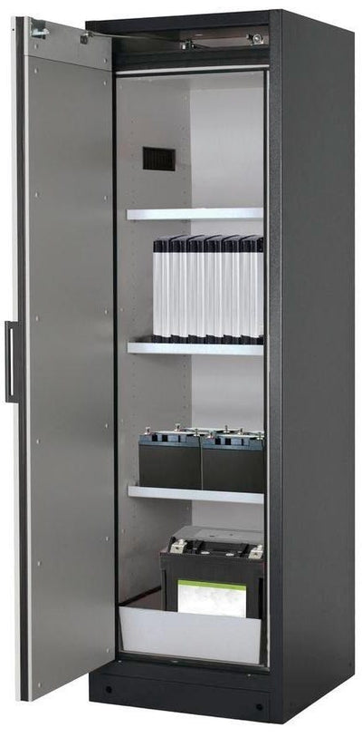 Armadio per stoccaggio batterie agli ioni di litio resistente al fuoco 90 minuti EN 14470-1 cm. 59,5x61,5x195,3h