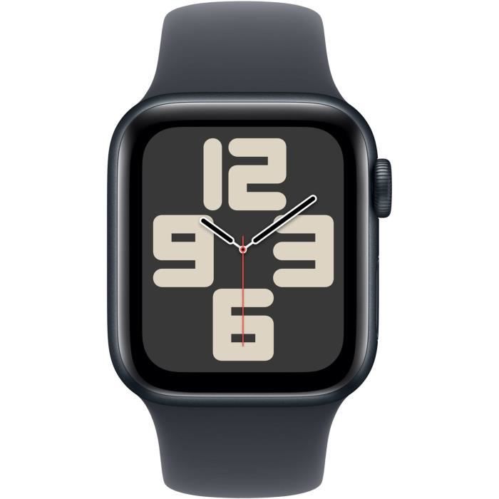 Apple Watch SE GPS - 40 mm - Cassa in alluminio Midnight - Cinturino Sport Midnight - S/M