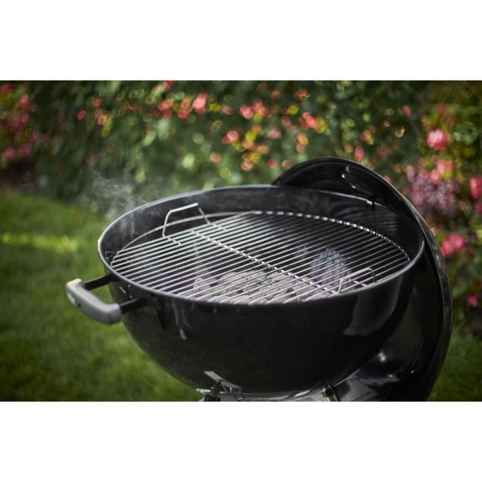 Barbecue a carbonella originale Kettle 57 cm - WEBER - Acciaio cromato - Nero