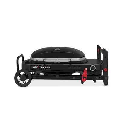 Barbecue a gas - WEBER - Traveler Compact - Nero - Carrello pieghevole - 2,2 kW