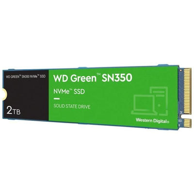 WESTERN DIGITAL - Verde SN350 - Unità a stato solido interna - 2 TB - M.2 - WDS200T3G0C