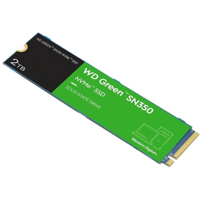 WESTERN DIGITAL - Verde SN350 - Unità a stato solido interna - 2 TB - M.2 - WDS200T3G0C