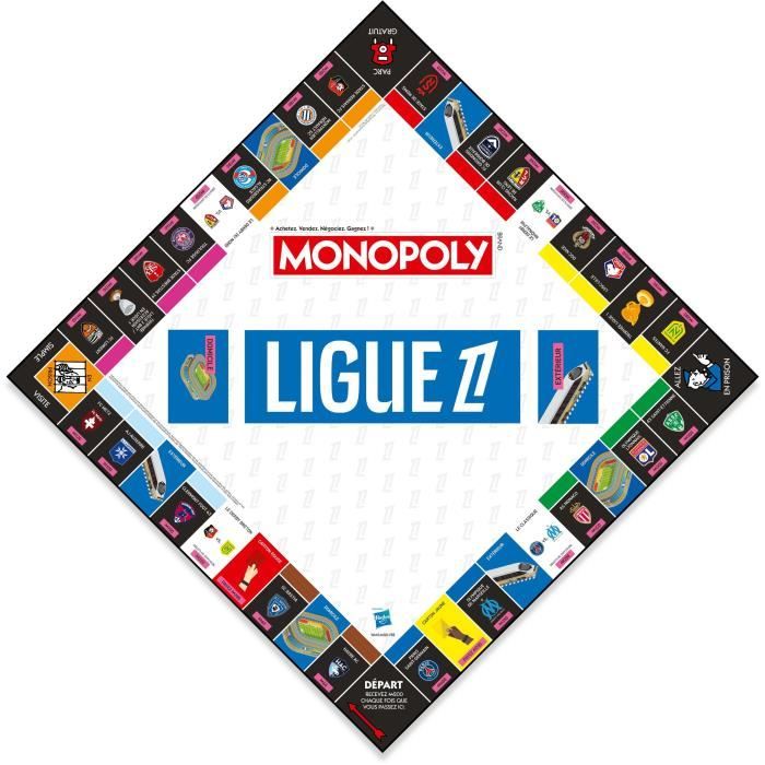 Gioco da tavolo - MOSSE VINCENTI - Monopoly Ligue 1 - Immergiti nel mondo del calcio francese