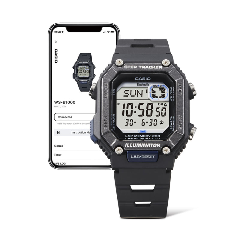 CASIO COLLECTION Mod. STEP TRACKER LAP 200 - BLACK
