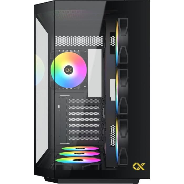 Case per PC - XIGMATEK - CUBI II - Cube - E-ATX - Vetro temperato - ARGB - Nero