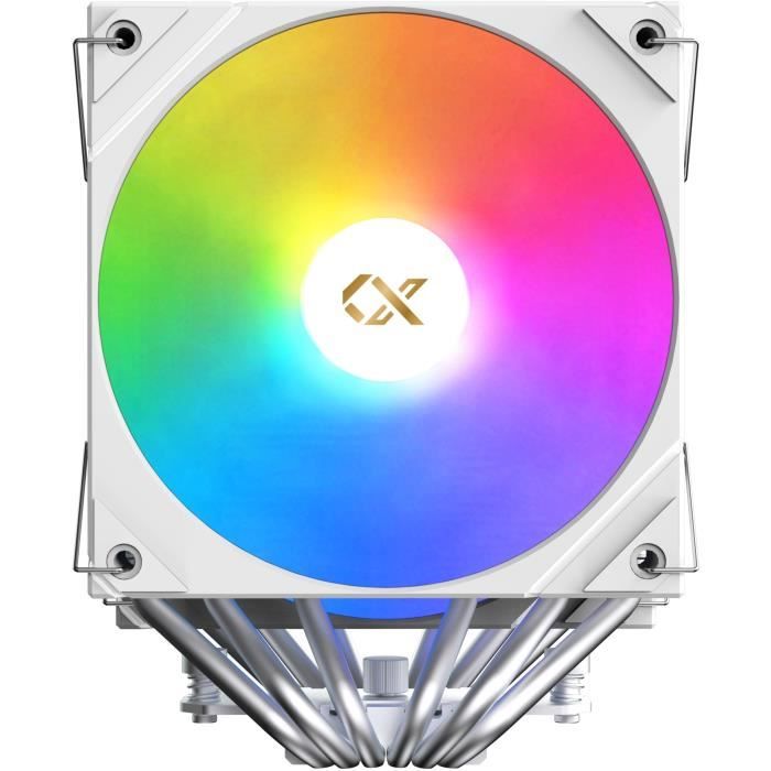 Dissipatore CPU - XIGMATEK AK6 Dual Digital Arctic - AMD AM5/AM4 - 2 ventole ARGB da 120 mm - Bianco