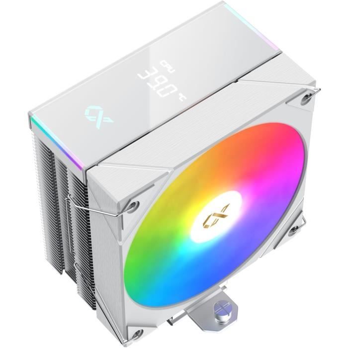 Dissipatore CPU - XIGMATEK AK4 Digital Arctic - AMD AM5/AM4 - 1 ventola ARGB da 120 mm - Bianco