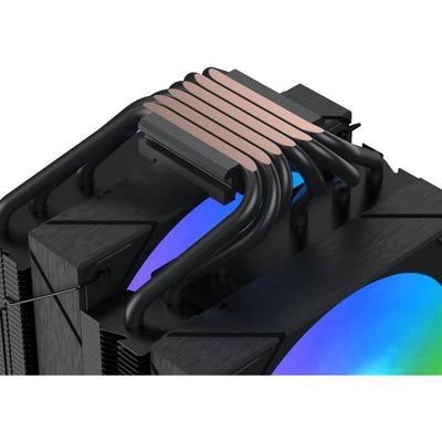 Dissipatore CPU - XIGMATEK AK6 Dual Digital - AMD AM5/AM4 - 2 ventole ARGB da 120 mm - Nero