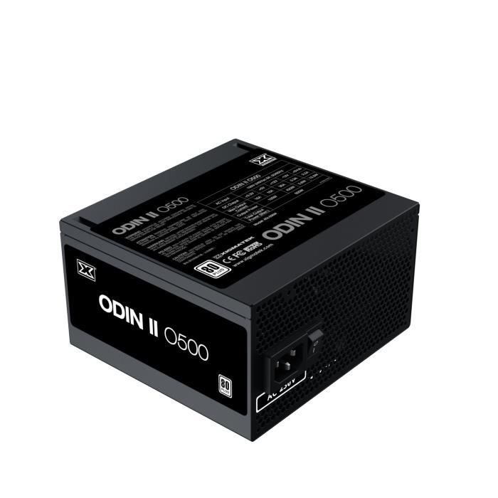 Alimentatore per PC - XIGMATEK - Odin II O500 - 500W - 80Plus - Non modulare - Ventola da 120mm - Nero
