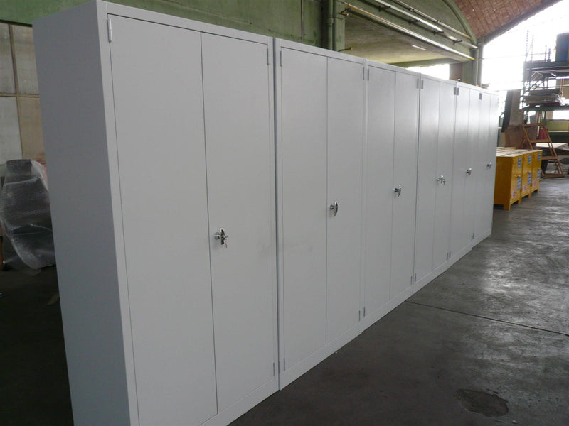 Armadio blindato forte spessore 12/10 con ante battenti cm. 100x50x100h