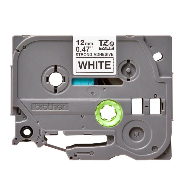 BROTHER NASTRO LAMINATO DA 12MM (8M) NERO SU BIANCO