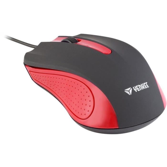 Mouse - SUVA ROSSO - YENKEE - YMS 1015RD