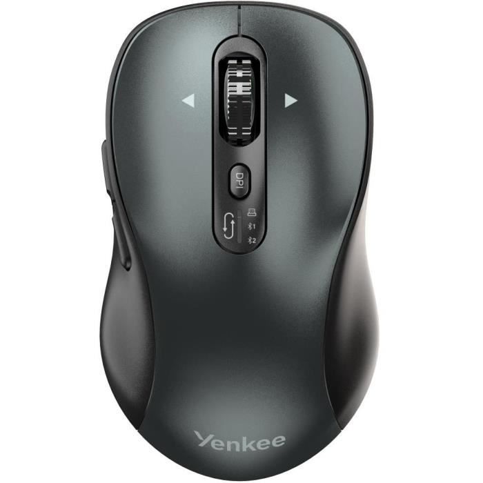 Mouse wireless ricaricabile - Gyro - YENKEE - YMS 2010BK
