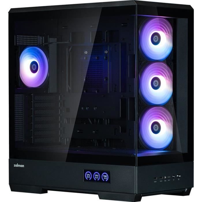 Case PC - ZALMAN - P50 DS - Mid-tower - ATX - Nero - Vetro temperato - USB-C e A-RGB