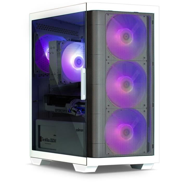 Case per PC senza alimentatore - ZALMAN M4 ARGB (Bianco) - Tower medio - Formato M-ATX