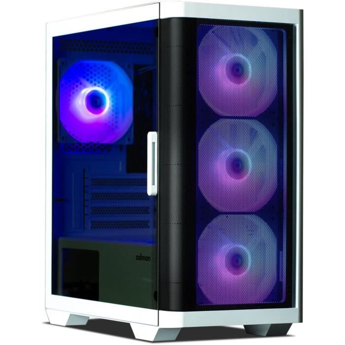 Case per PC senza alimentatore - ZALMAN M4 ARGB (Bianco) - Tower medio - Formato M-ATX