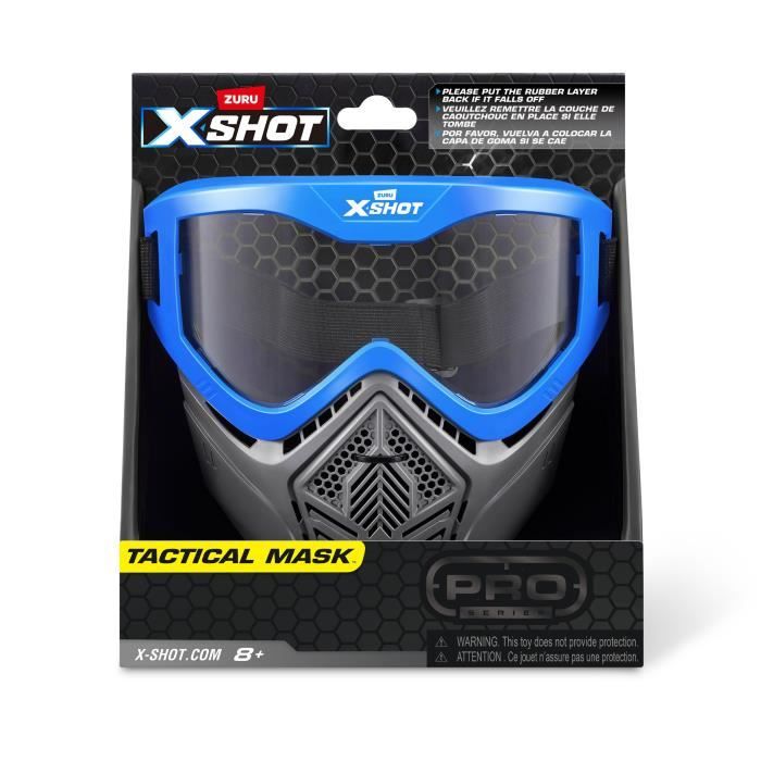 Accessorio - ZURU - Maschera X-SHOT Excel Blue - Maschera regolabile - Design elegante - Ventilazione integrata