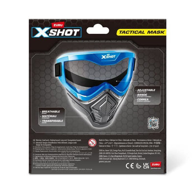 Accessorio - ZURU - Maschera X-SHOT Excel Blue - Maschera regolabile - Design elegante - Ventilazione integrata