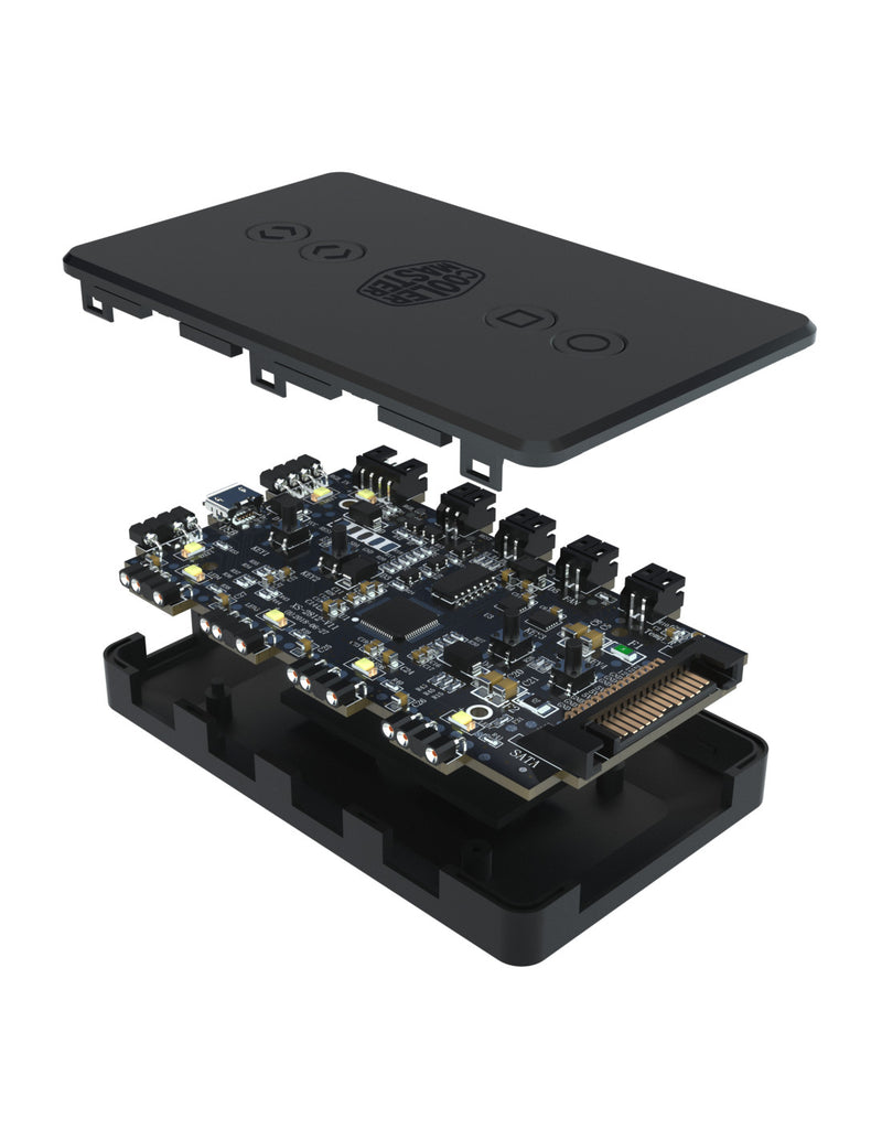 Cooler Master ARGB LED Controller - Addressable RGB 4 Ports- RGB 1 Port