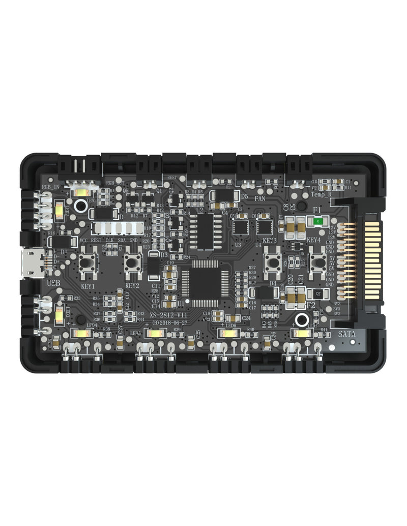 Cooler Master ARGB LED Controller - Addressable RGB 4 Ports- RGB 1 Port