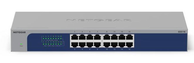 Netgear GS516 - V3 - Switch - unmanaged - 16 x 10/100/1000