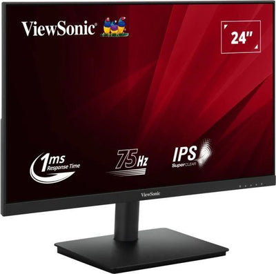 Viewsonic VA VA240-H-2 Monitor PC 60,5 cm [23.8] 1920 x 1080 Pixel Full HD LED Nero (LED MONITOR VA240-H-2 24IN FULL - HD 250 NITS RESP 1MS 75HZ)