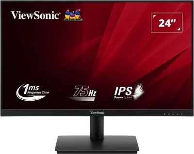 Viewsonic VA VA240-H-2 Monitor PC 60,5 cm [23.8] 1920 x 1080 Pixel Full HD LED Nero (LED MONITOR VA240-H-2 24IN FULL - HD 250 NITS RESP 1MS 75HZ)