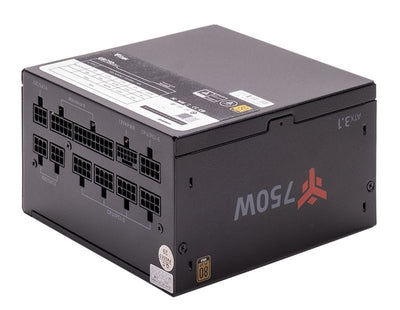 Alimentatore GBI750 - 750W- 80Plus Gold- ATX 3.1- Ventola FDB 14cm- Cond Giapponesi- Modulare