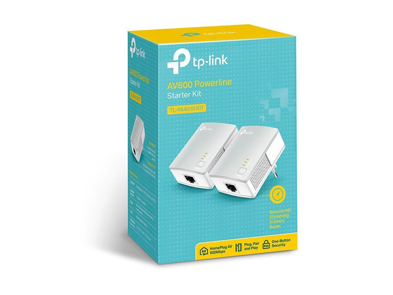 Tplink Powerline Av600 Nano 600mps Kit Tl-pa4010kit