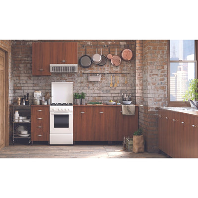 Base cucina 80x50x85H due ante noce antico