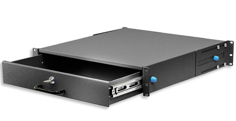 Cassetto Porta Tastiera 2U per Armadi Rack 19&