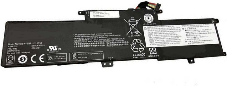 CoreParts - Laptop-Batterie (gleichwertig mit: Lenovo 01AV482, Lenovo 01AV481, Lenovo 01AV483) - Lithium-Ionen - 4050 mAh - 45 Wh - Schwarz - fr Lenovo ThinkPad L390 20NR, 20NS (MBXLE-BA0190)