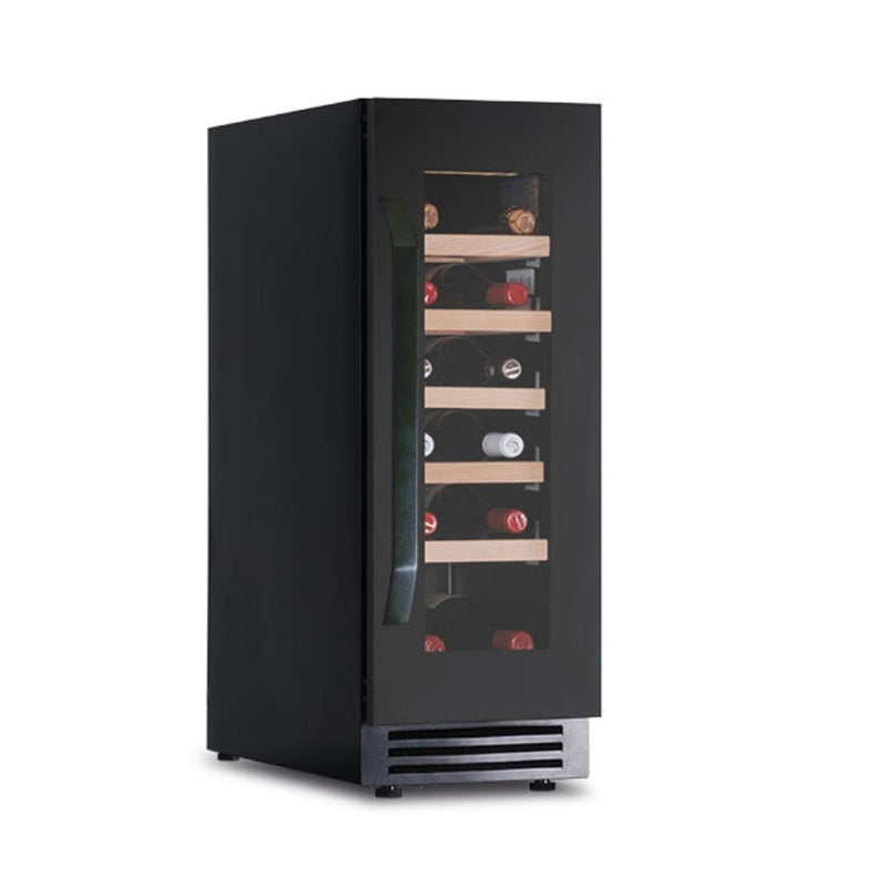 Cantinetta incasso ventilato DW20G1T con maniglia esterna 18 bottiglie colore nero classe G