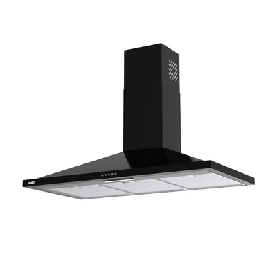 Cappa a piramide 90 cm Eolo 90 nera Samet