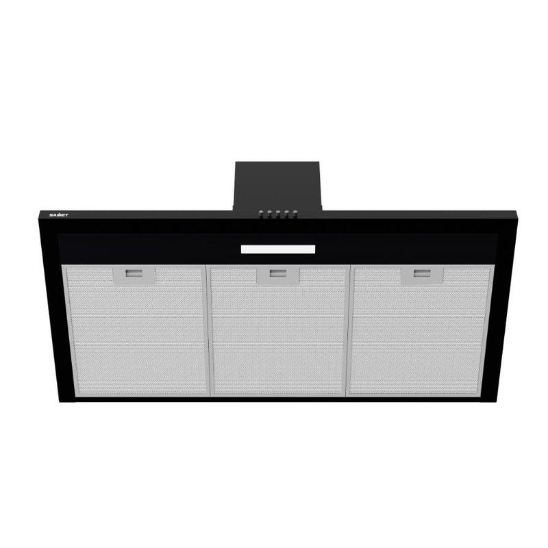 Cappa a piramide 90 cm Eolo 90 nera Samet