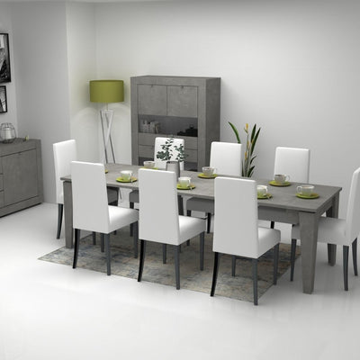 Consolle allungabile Natron cemento 50x90 cm