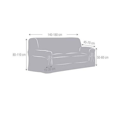 Copridivano Levante universale beige 140/180 con lacci