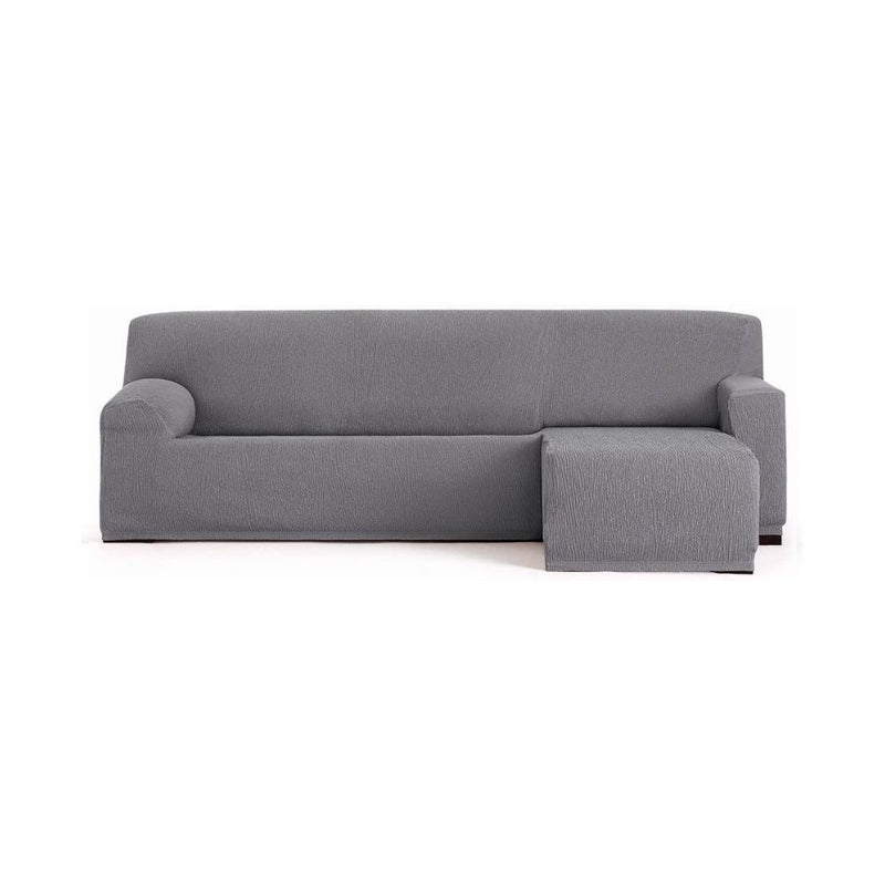 Copridivano Troya elastico penisola destra grigio bracciolo corto 250/310