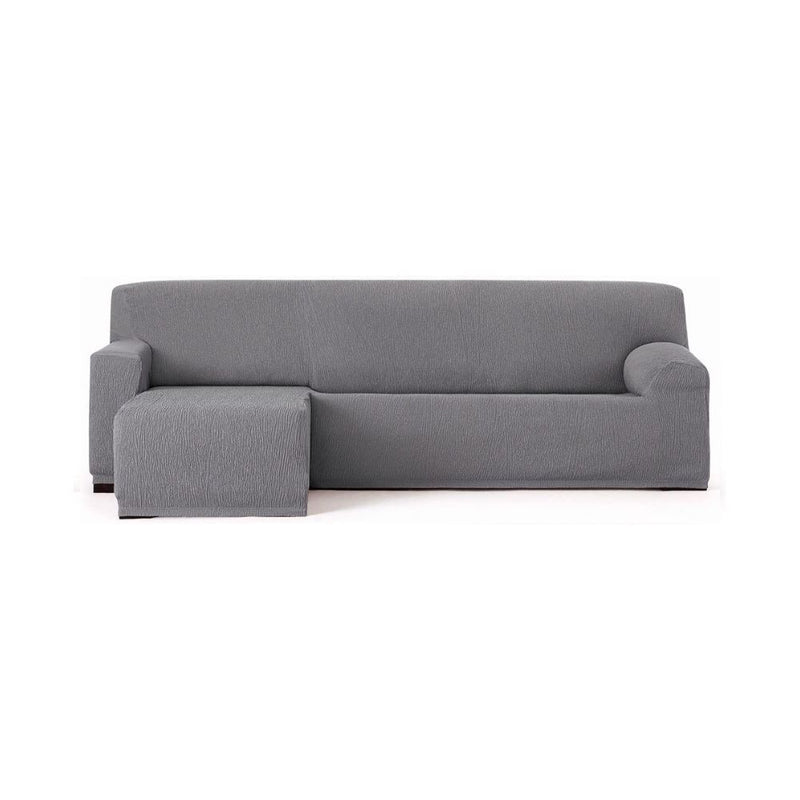 Copridivano Troya elastico penisola sinistra grigio bracciolo corto 250/310