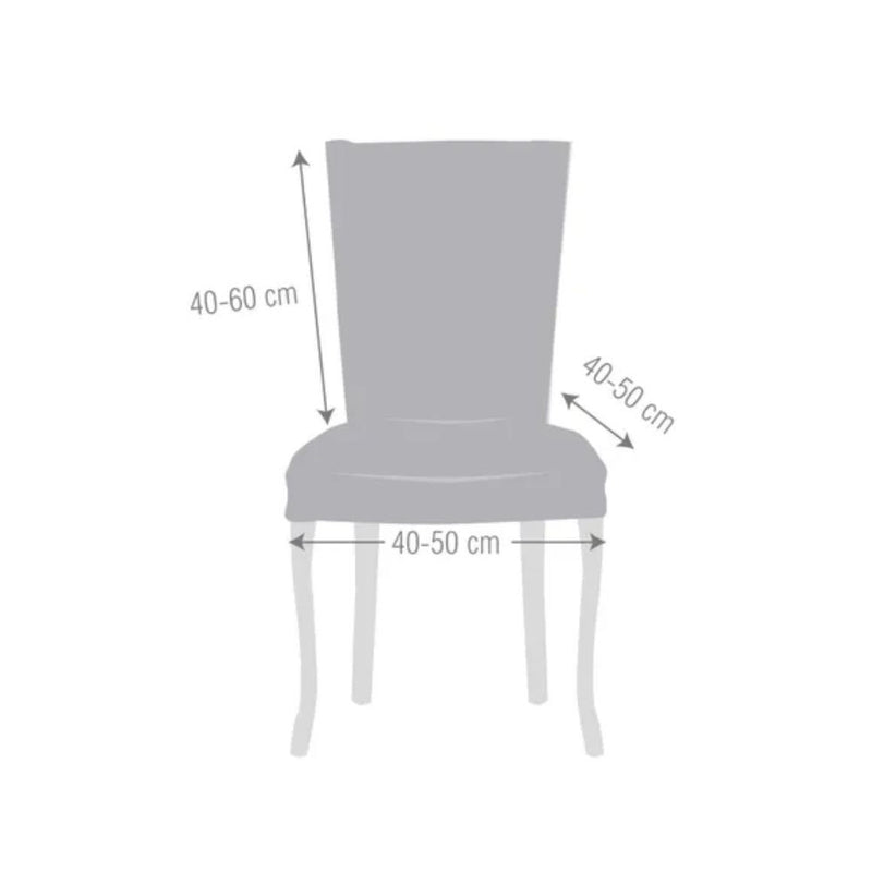 Coprisedia Jaz beige CONFEZIONE DA 2 PEZZI